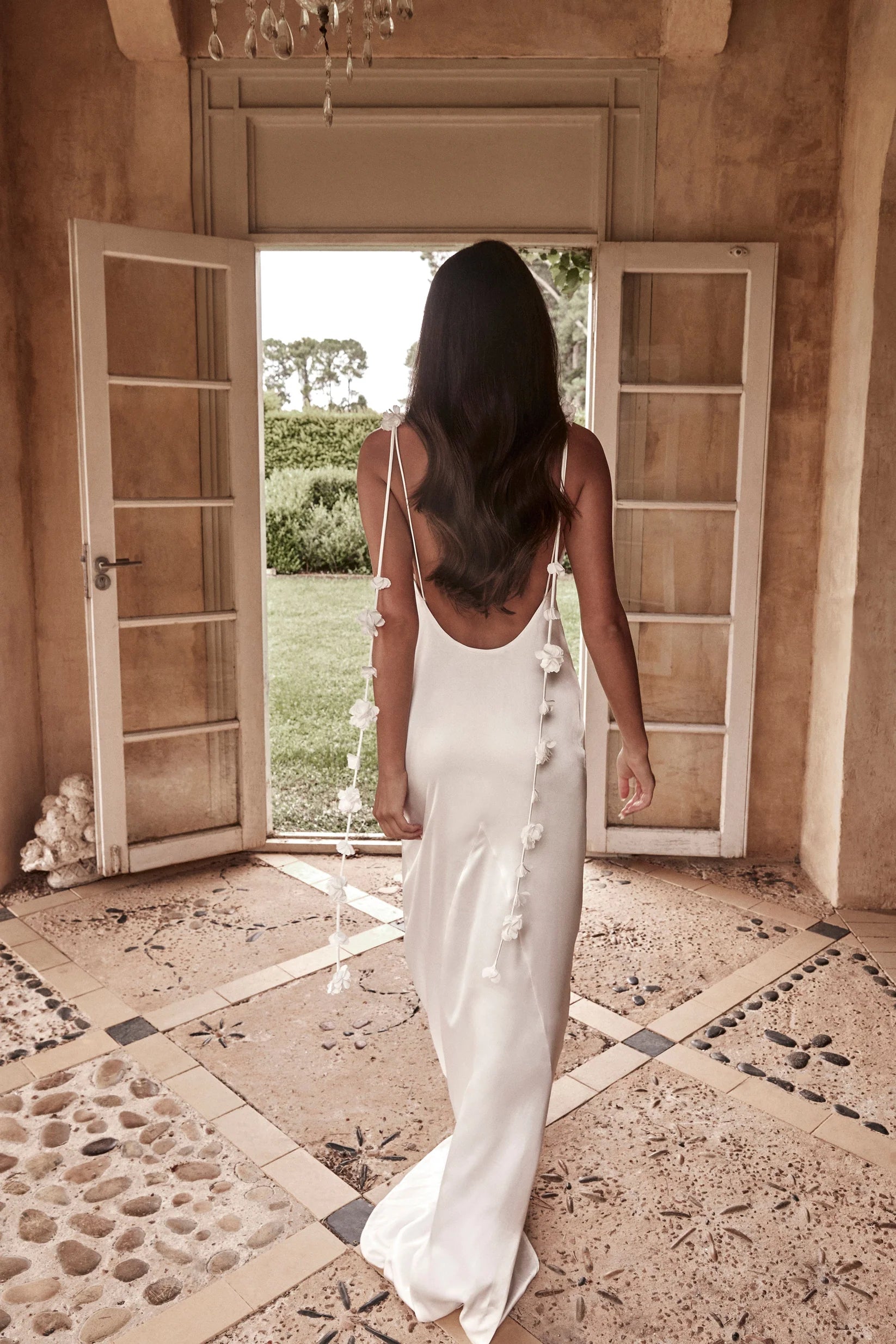 Rose Gown - White