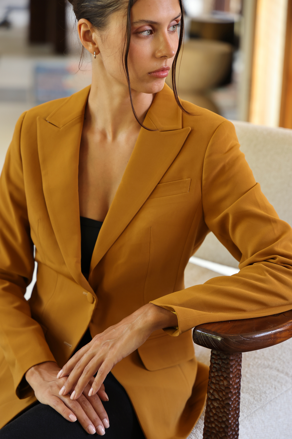Must-Be-Mustard Blazer